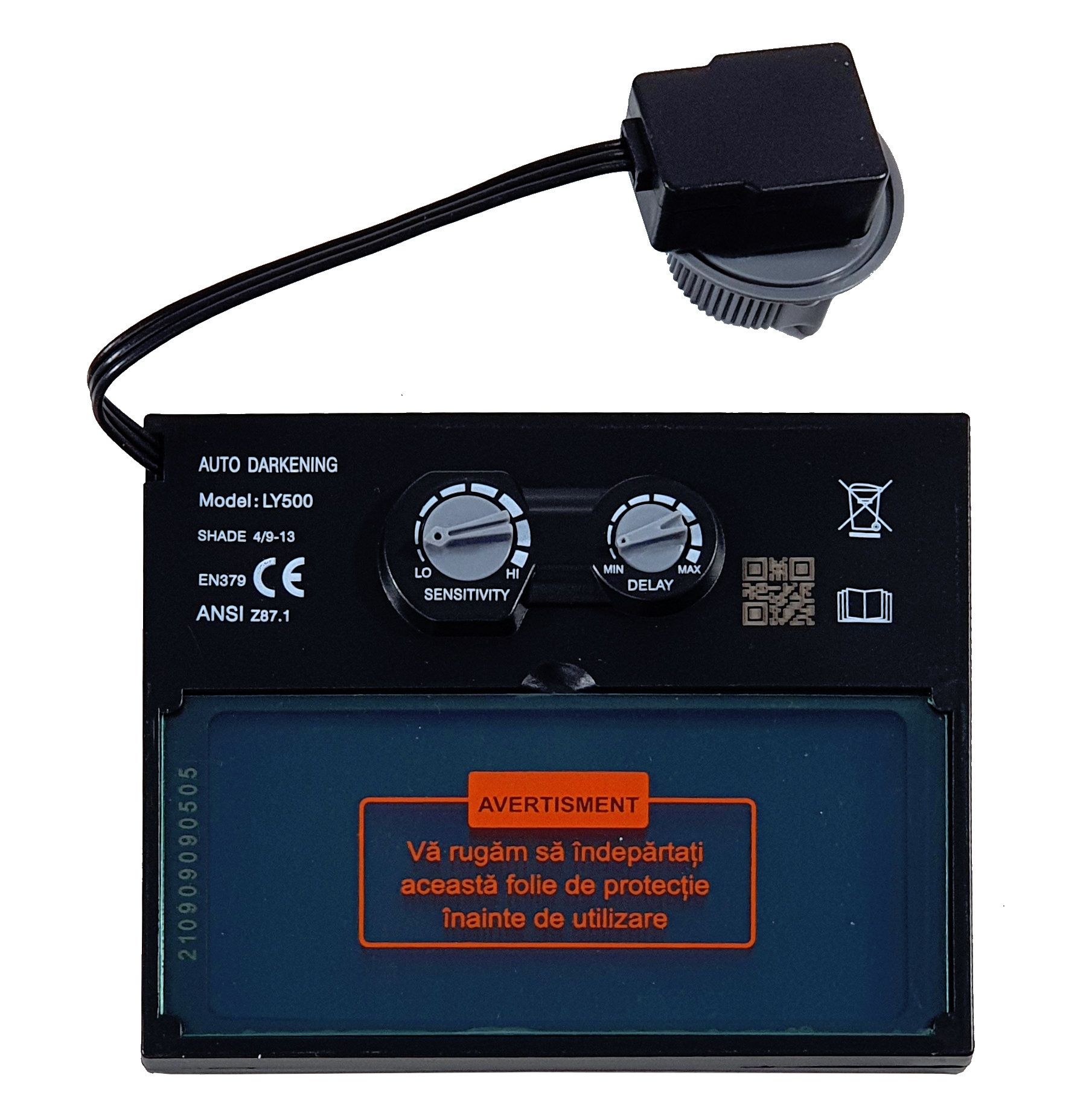 Ecran cu filtru optic si cristale lichide ProWELD pentru masca sudura automata LY-8507A, clasa 1112, 110 x 90 mm
