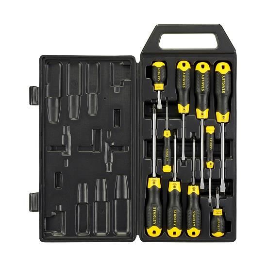 Trusa 10 surubelnite STANLEY CushionGrip