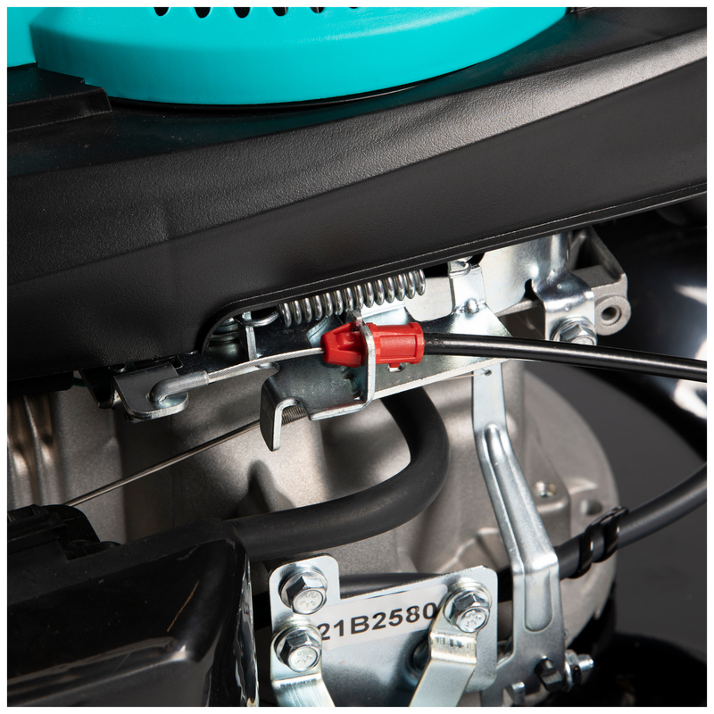 Masina de tuns gazon Detoolz, DZ-M107, 4 kW, benzina, punte 21 inch, 146 CC, cos colector 70 L