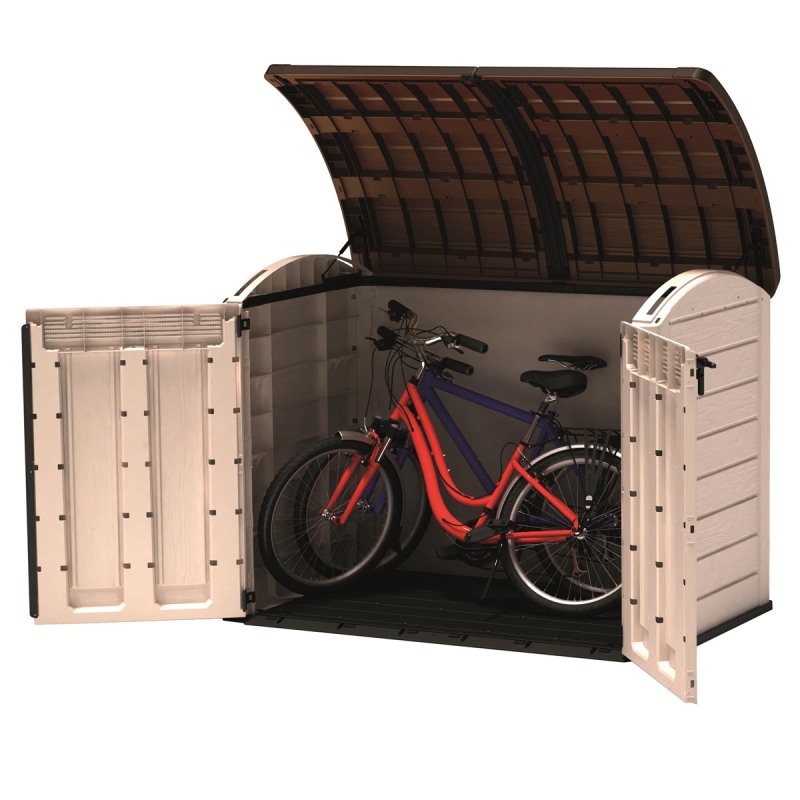 Dulap pentru gradina KETER Store It Out Ultra 17199414, bej, volum 2 mc, material polipropilena