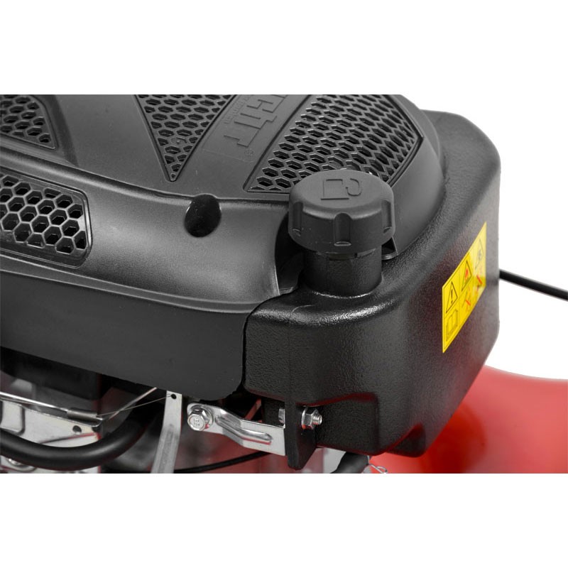 Masina de tuns iarba HECHT 546, motor benzina 4T, 3.4 CP, 139 CC, latime lucru 46 cm, inaltime taiere 25-70 mm, volum cos colector 65 litri