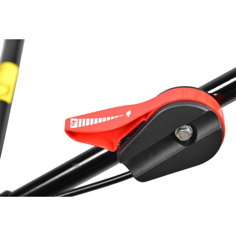 Masina de tuns iarba HECHT 546, motor benzina 4T, 3.4 CP, 139 CC, latime lucru 46 cm, inaltime taiere 25-70 mm, volum cos colector 65 litri