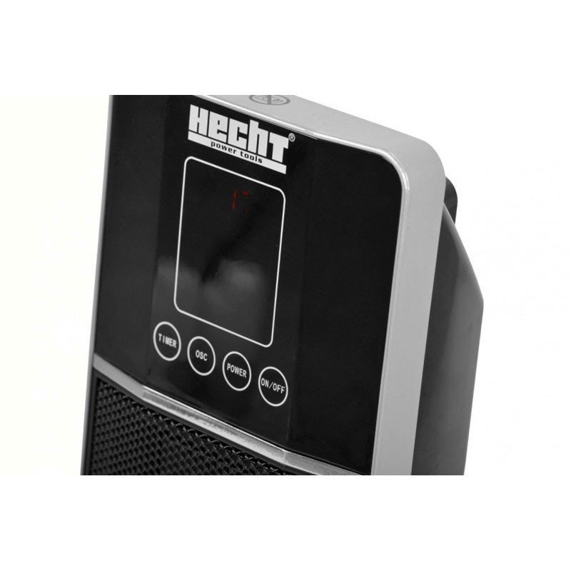 Termosuflanta electrica HECHT 3610, cu display led si telecomanda, putere 2000 W, debit aer cald 80 mc/h, 6825 BTU/h