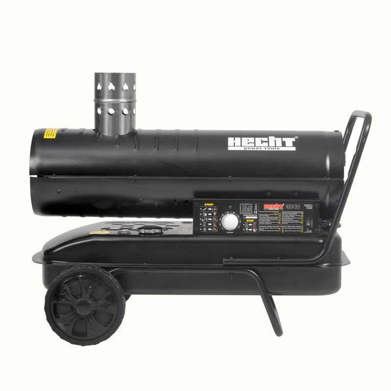 Tun de caldura pe motorina HECHT 3040, putere 18 kW, volum incalzit 375 mc, putere de incalzire 18 kW/62 000 BTU