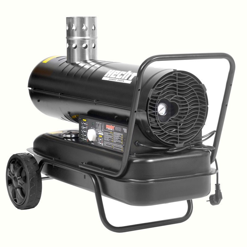 Tun de caldura pe motorina HECHT 3040, putere 18 kW, volum incalzit 375 mc, putere de incalzire 18 kW/62 000 BTU