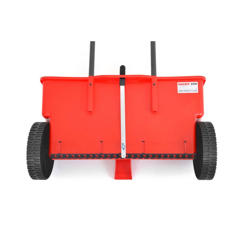 Dispozitiv de imprastitat HECHT 220, pentru seminte sare sau ingrasamant, capacitate cuva 20 litri, latime raspandire 48 cm