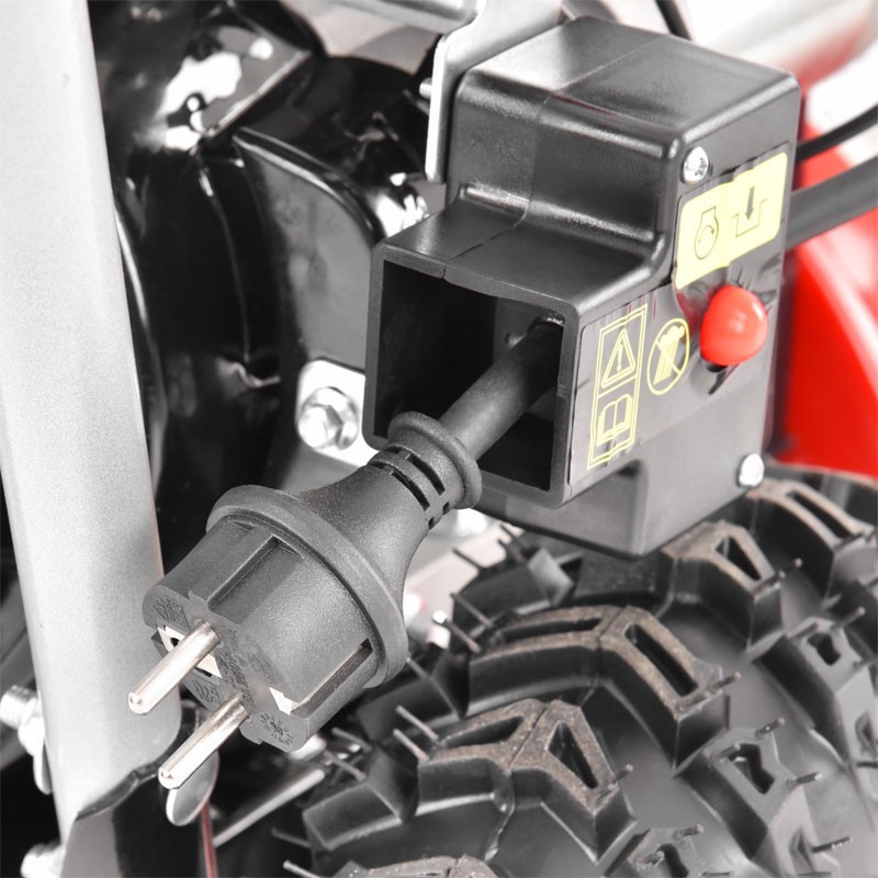 Freza de zapada pe benzina HECHT 9555SE, putere 5.5 CP, capacitate cilindrica 196 cmc, latime de lucru 56 cm