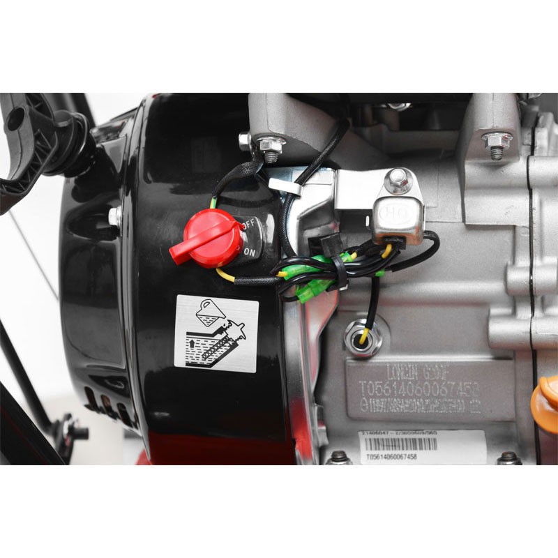 Freza de zapada pe benzina HECHT 9661, putere 6.5 CP, capacitate cilindrica 196 cmc, latime de lucru 61 cm