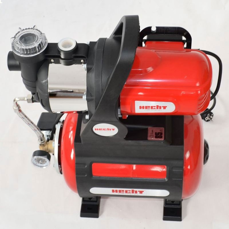 Hidrofor HECHT 3331, putere 1100 W, presiune maxima 4.5 Bar, inaltime refulare 45 m, adancime aspiratie 8 m
