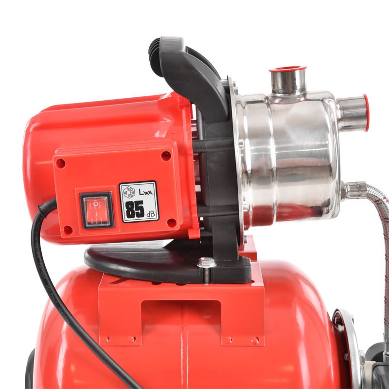 Hidrofor HECHT 3101 INOX, putere 1000 W, inaltime refulare 44 m, presiune maxima 1.5 - 3 Bar, debit apa 3500 L/h