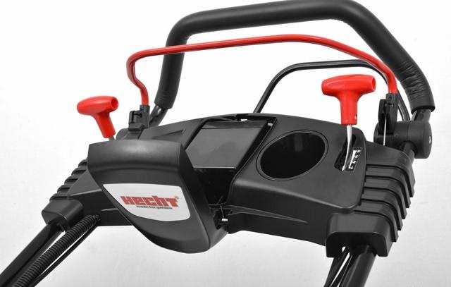 Masina de tuns iarba HECHT 5484 SXE 5in1, motor termic, capacitate cilindrica 135 CC, putere 5 CP, latime de lucru 46 cm, cu autopropulsie