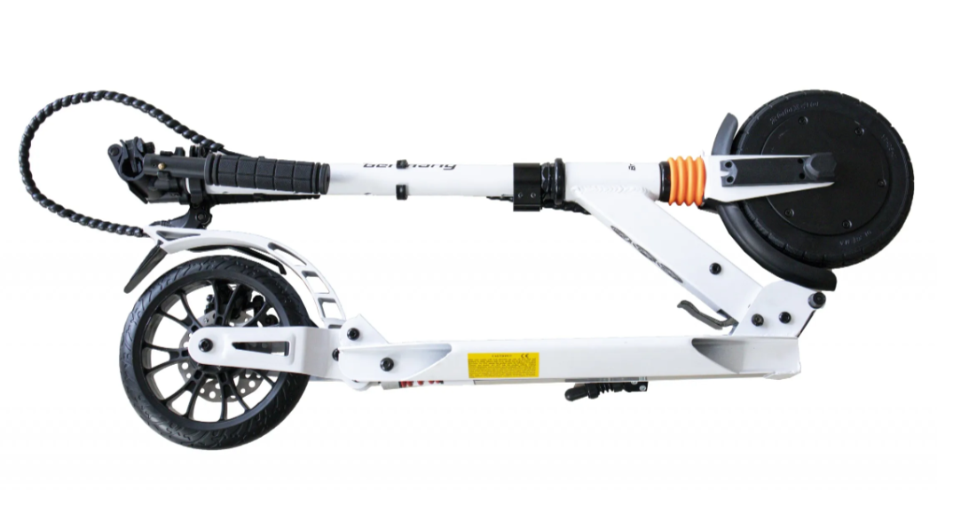 Trotineta electrica BRECKNER BK90128 TE, 120-2.6-A motor 120 W, alba, autonomie 5 km