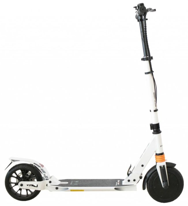 Trotineta electrica BRECKNER BK90128 TE, 120-2.6-A motor 120 W, alba, autonomie 5 km