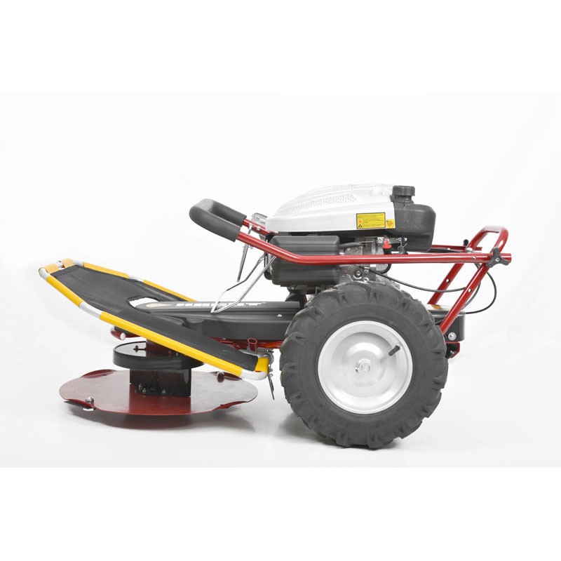 Motocoasa cu disc rotativ HECHT 5060, motor 4 timpi, capcitate cilindrica 173 CC, putere 4.9 CP, latime 60 cm