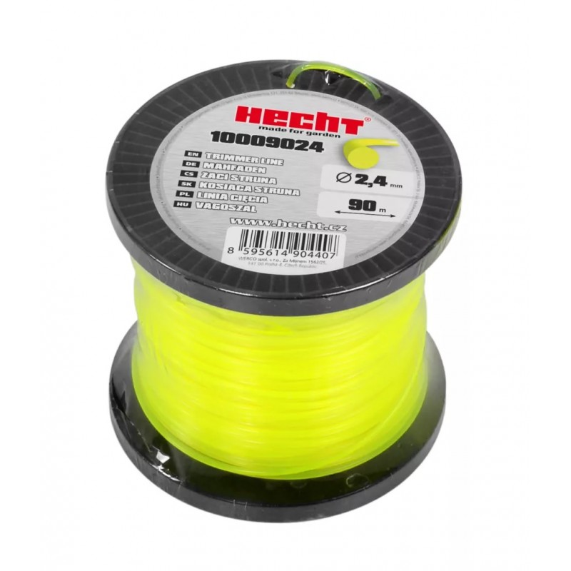 Fir pentru trimmer HECHT 10009024, profil rotund, diametru 2.4 mm, lungime 90 m
