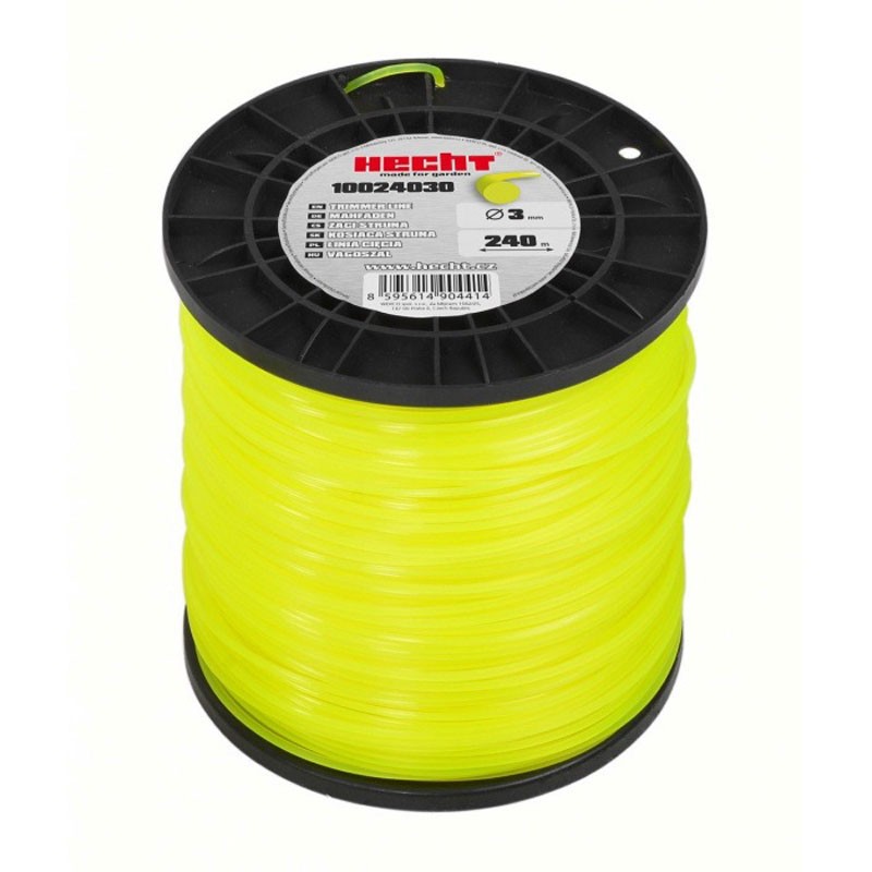 Fir pentru trimmer HECHT 10024030, profil rotund, diametru 3 mm, lungime 240 m
