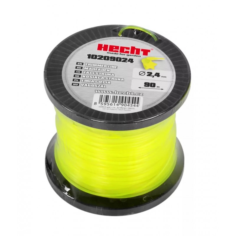 Fir pentru trimmer HECHT 10209024, profil stea, diametru 2.4 mm, lungime 90 m