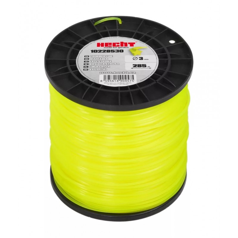 Fir pentru trimmer HECHT 10228530, profil stea, diametru 3 mm, lungime 285 m