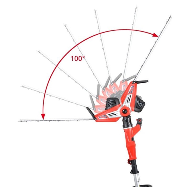 Trimmer electric pentru tuns gardul viu HECHT 675, putere motor 700 W, lungimea lamei 51 cm