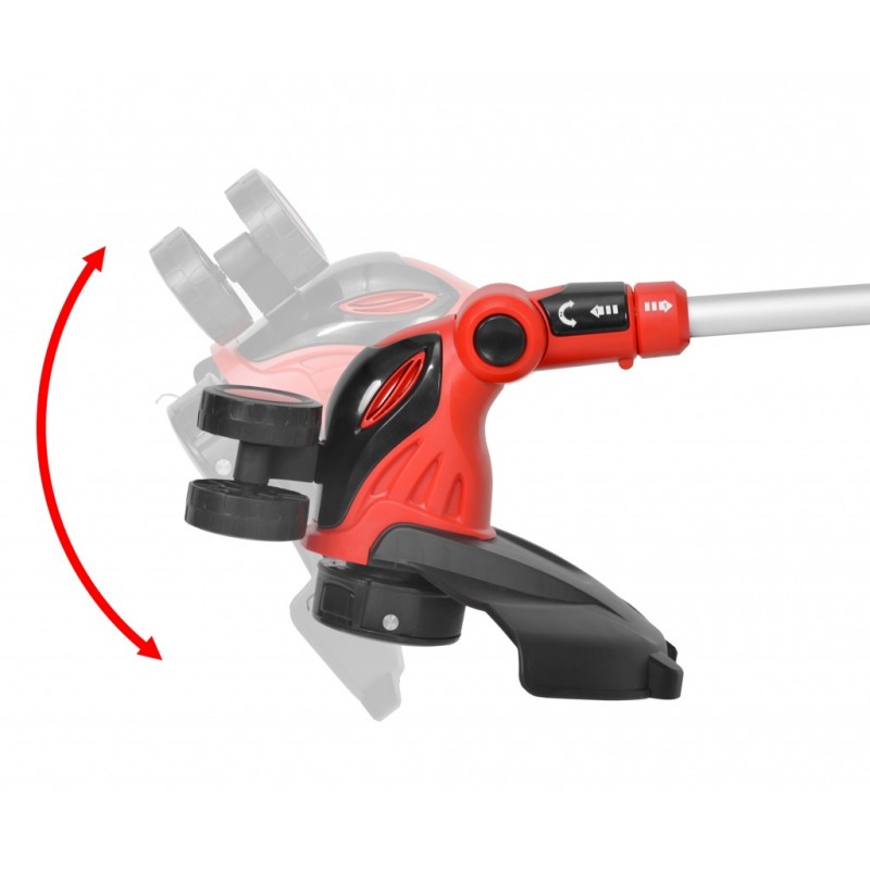 Trimmer electric pentru gazon HECHT 5020, latime de lucru 25 cm, acumulator Li-Ion 20 V, 2 Ah, fara acumulator si incarcator