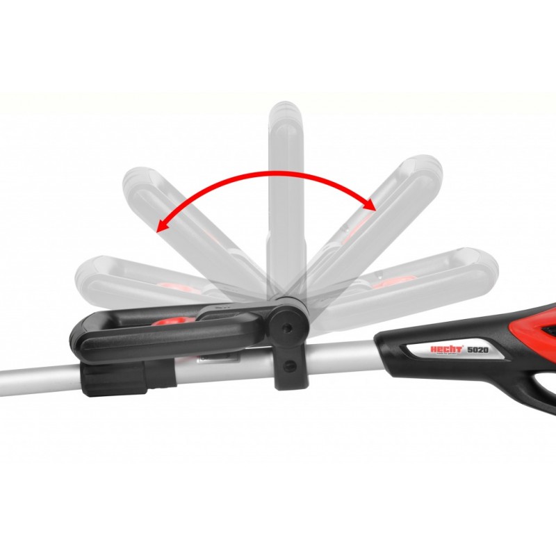 Trimmer electric pentru gazon HECHT 5020, latime de lucru 25 cm, acumulator Li-Ion 20 V, 2 Ah, fara acumulator si incarcator