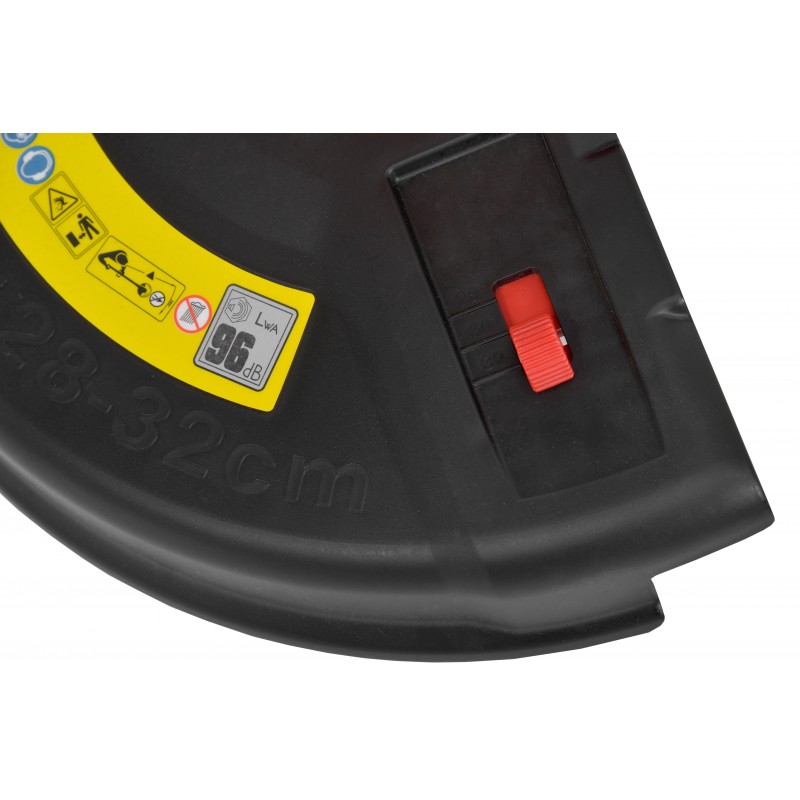 Trimmer electric pentru gazon HECHT 1040, latime de lucru 28-32 cm, acumulator Li-Ion 40 V, 4 Ah, fara acumulator si incarcator