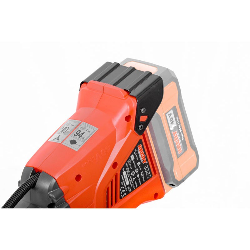 Trimmer electric pentru gazon HECHT 1440, latime de lucru 25.4-30 cm, acumulator Li-Ion 40 V, 4 Ah, fara acumulator, fara incarcator