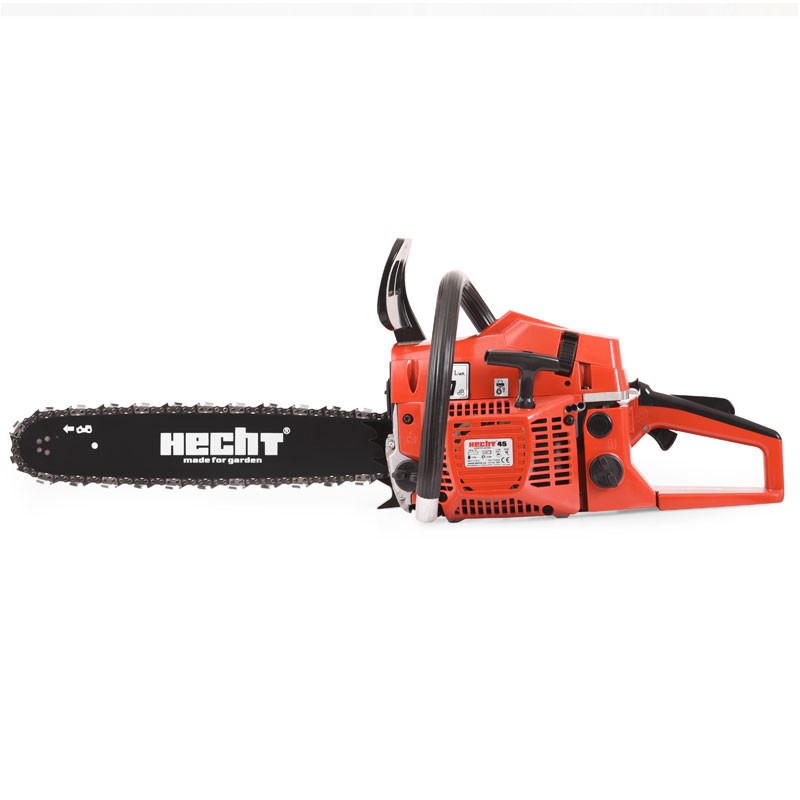 Drujba pe benzina HECHT 45, motor 2 timpi, putere 2.7 CP, capacitate cilindrica 45 CC, lungime lama 40 cm