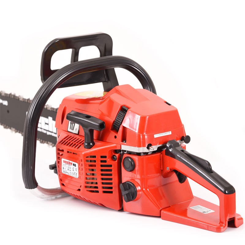Drujba pe benzina HECHT 45, motor 2 timpi, putere 2.7 CP, capacitate cilindrica 45 CC, lungime lama 40 cm