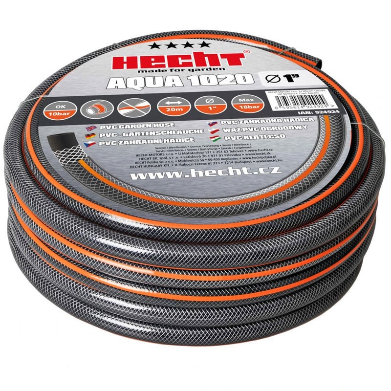 Furtun pentru gradinarit HECHT AQUA 1020, diametru 1 inch, lungime 20 m