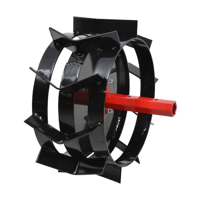 Set 2 roti metalice HECHT 007104, accesoriu compatibil cu motocultorul Hecht 7100