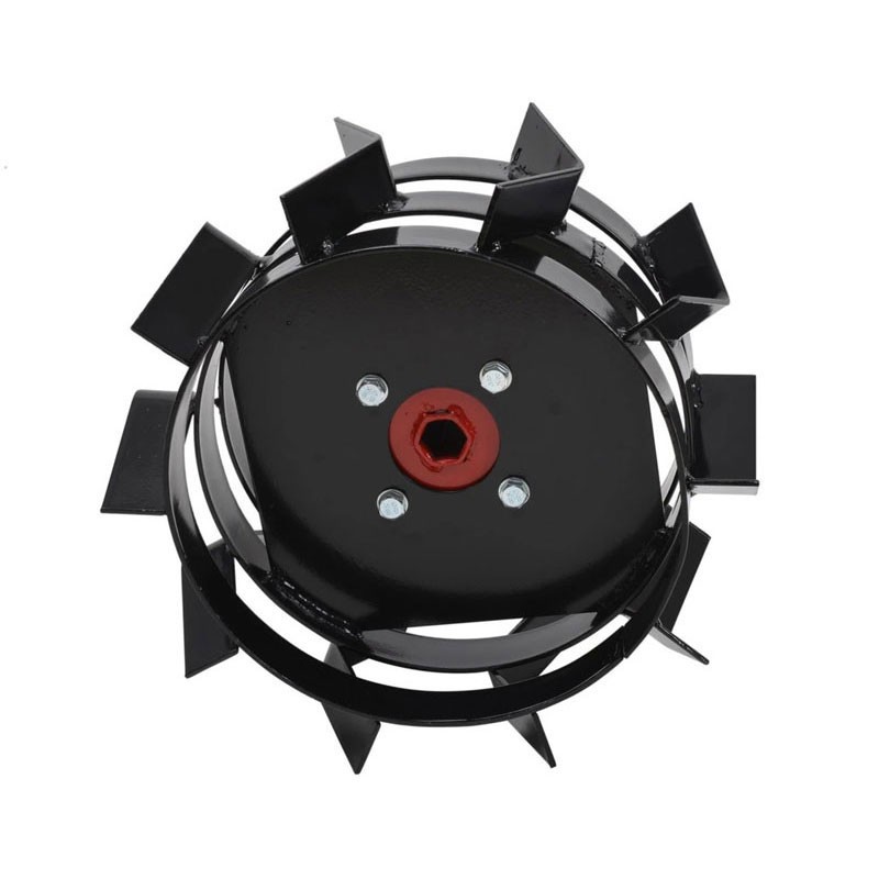 Set 2 roti metalice HECHT 007104, accesoriu compatibil cu motocultorul Hecht 7100