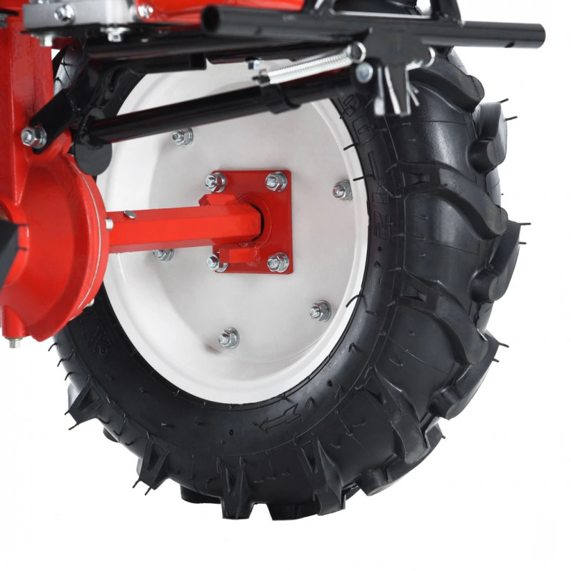 Set 2 roti pentru transport HECHT 007112, arbore cu pinion, 12 inch, accesoriu compatibil cu motocultorul Hecht 7100