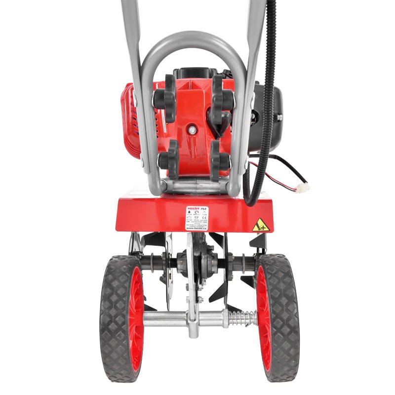 Motosapa HECHT 752, motor 2 timpi, capacitate cilindrica 52 CC. latime de lucru 25 cm, 1 viteza
