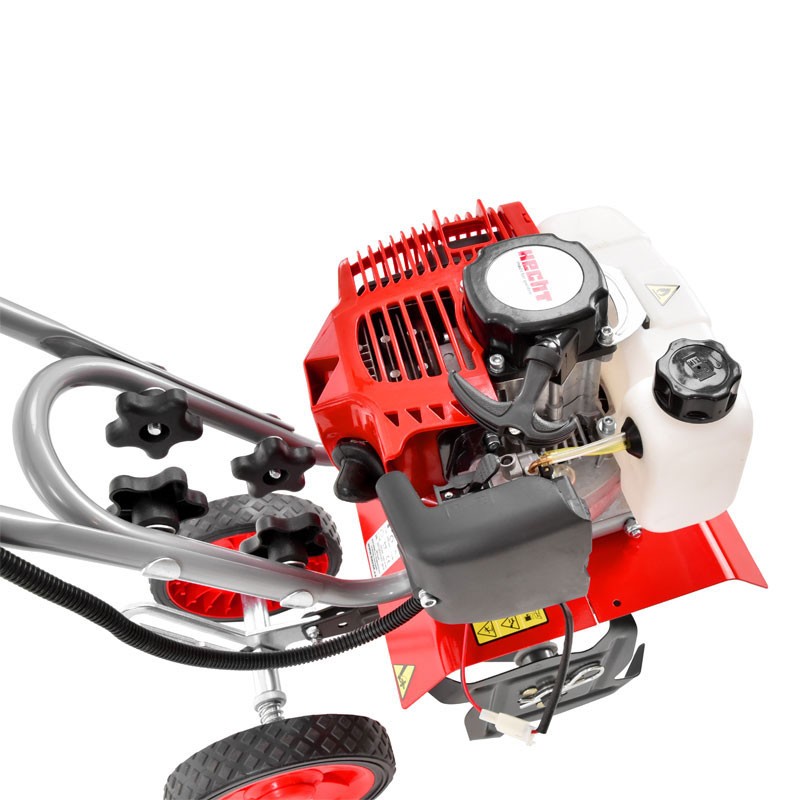 Motosapa HECHT 752, motor 2 timpi, capacitate cilindrica 52 CC. latime de lucru 25 cm, 1 viteza