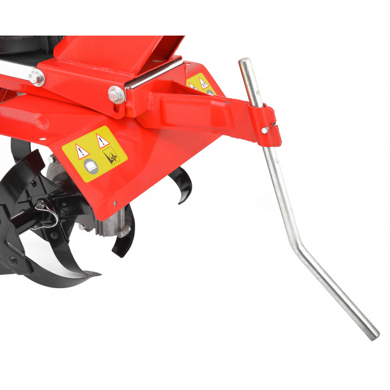 Motosapa pe benzina HECHT 761, motor 4 timpi, capacitate cilindrica 149 CC. 2.9 kW, 3.5 CP, latime de lucru 40 cm