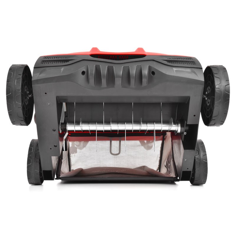 Scarificator si aerator electric HECHT 1999 2 in 1, putere motor 2000 W, sac colectare 45 litri, latime de lucru 38 cm