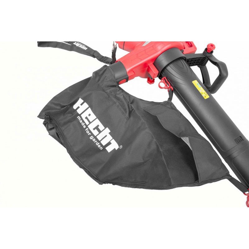 Suflanta si aspirator de frunze electrica HECHT 3303, putere motor 3000 W, volum sac colectare 45 litri