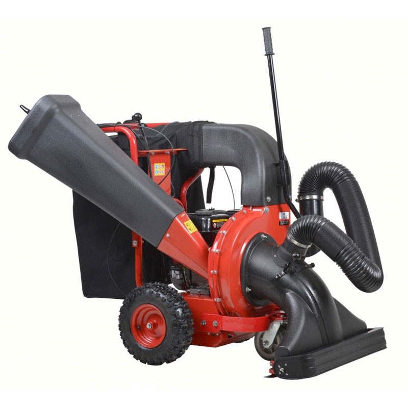 Aspirator si tocator pentru frunze HECHT 8574, motor termic 4 timpi, putere 6.5 CP, capacitate cilindrica 196 CC, volum sac colector 280 litri