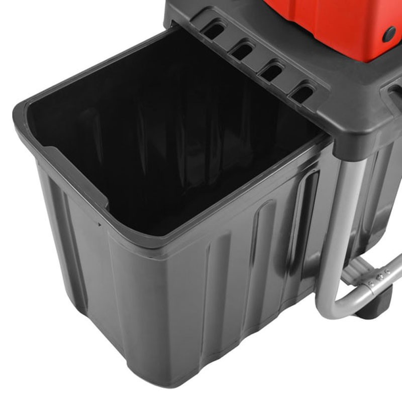 Tocator pentru crengi si resturi vegetale HECHT 6284 XL, motor electric, putere 2800 W, diametru maxim de taiere crengi 4.5 cm, cutie 60 litri
