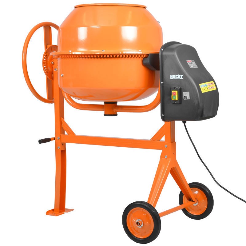 Betoniera HECHT 2141, motor electric, putere 650 W, capacitate 140 litri