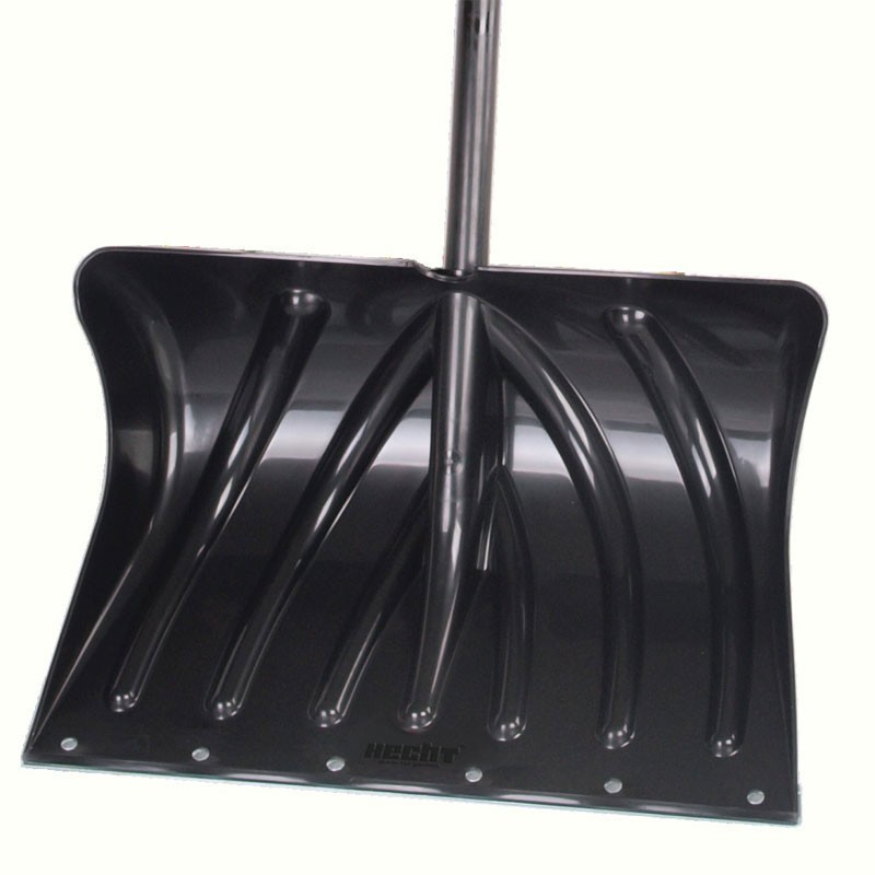 Lopata pentru zapada HECHT 505GT, polipropilena, dimensiuni 141 x 50 cm, coada de otel invelita in plastic