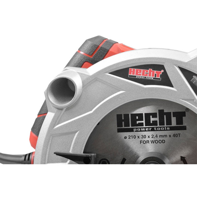 Fierastrau circular HECHT 1620, putere motor 1800 W, diametru panza 210 mm, 5000 rpm