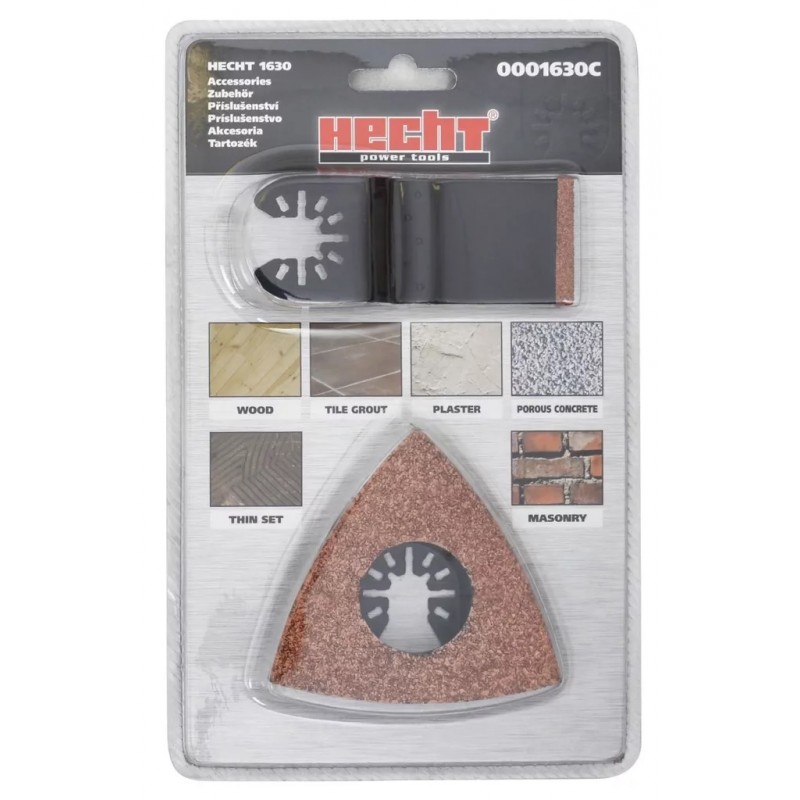 Set 2 lame abrazive HECHT 0001630C, pentru zidarie, compatibile cu unealta Hecht 1630