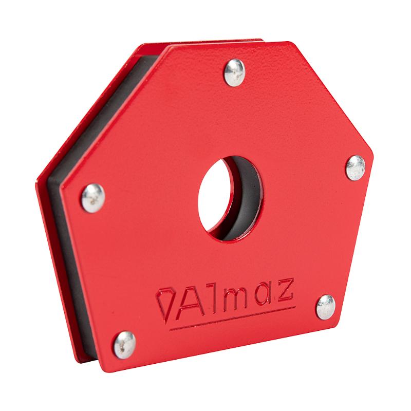 Suport magnetic sudura ALMAZ, AZ-ES037 hexagonal mediu, capacitate ridicare 22.7 KG