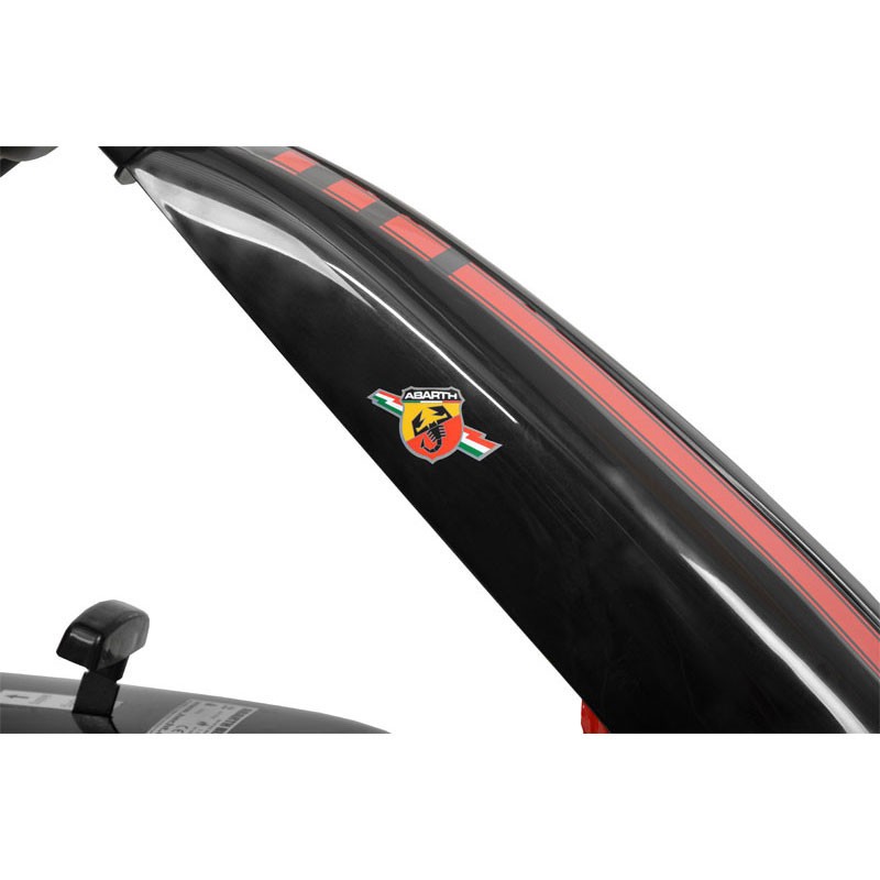 Kart cu pedale HECHT Abarth Black, greutate maxima suportata 25 kg, dimensiuni 113 x 57 x 73 cm, negru