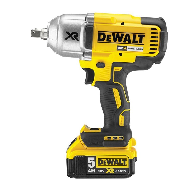 Masina de insurubat cu impact DEWALT DCF899P2, 2400 bpm, 950 Nm, motor fara perii, cu 2 acumulatori Li-Ion, 18 V, 5 Ah, incarcator, valiza