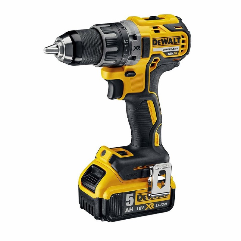Masina de gaurit si insurubat DeWalt DCD791P2-QW, 460 W, 2 acumulatori Li-Ion-XR, 18 V, 5 Ah, geanta de transport TSTAK
