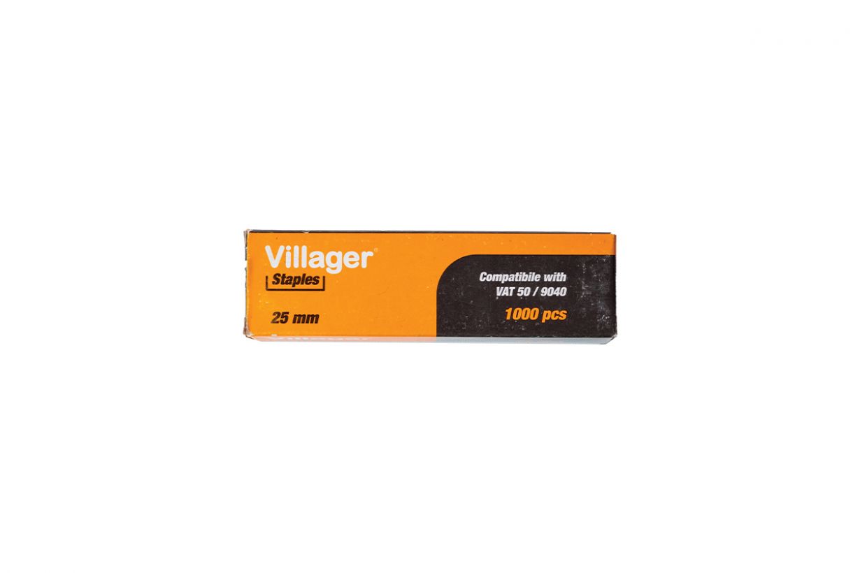 Capse pentru capsator pneumatic VILLAGER, 15 mm, set 1000 bucati