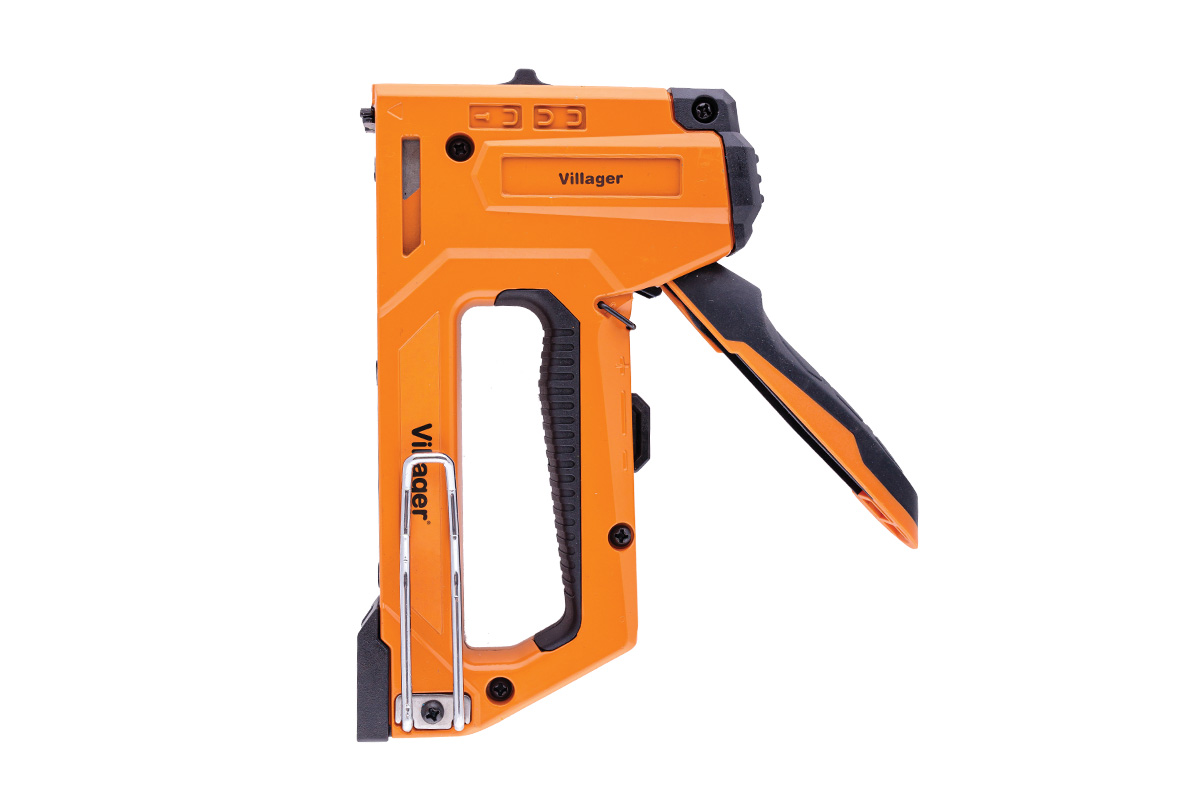 Capsator manual 4 in 1, pentru capse si cuie VILLAGER VSA 4in1, 0.7 - 1.2 mm, 6 - 14 mm